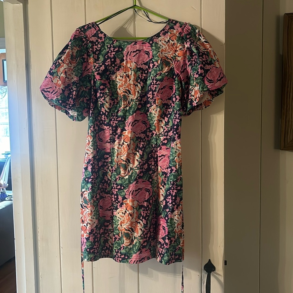pink and navy size small summer dress mini nwt